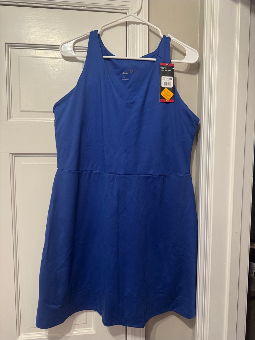 GAP Royal Blue Sleeveless V-Neck Active Tank Dress